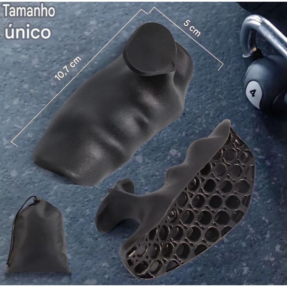 Luva De Levantamento De Peso Grip Para Mãos Anti-Slip Silicone Musculação  Antiderrapante