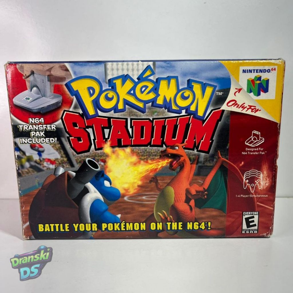 Pokémon Stadium + Transfer Pak Nintendo 64 (Leia)