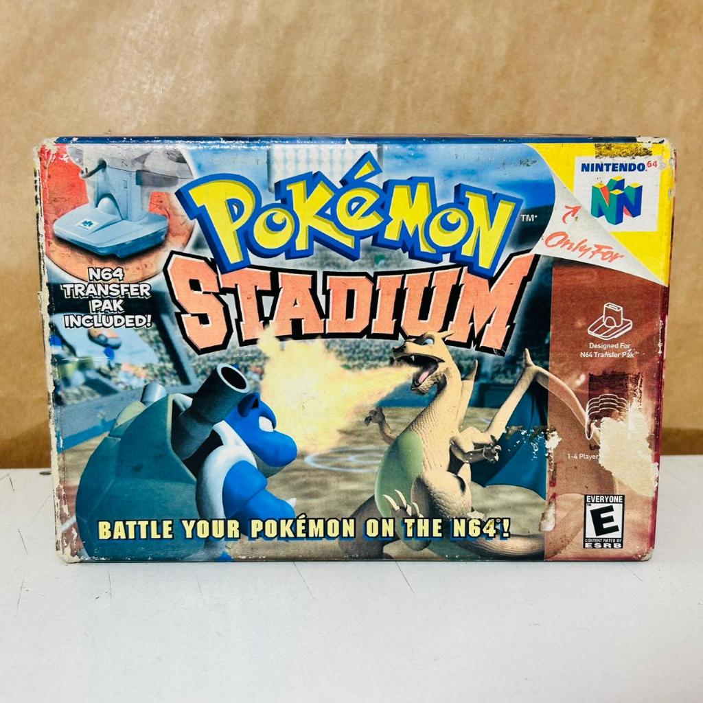Pack Pokémon Stadium Cartucho Físico + Transfer Pak Original Nintendo 64