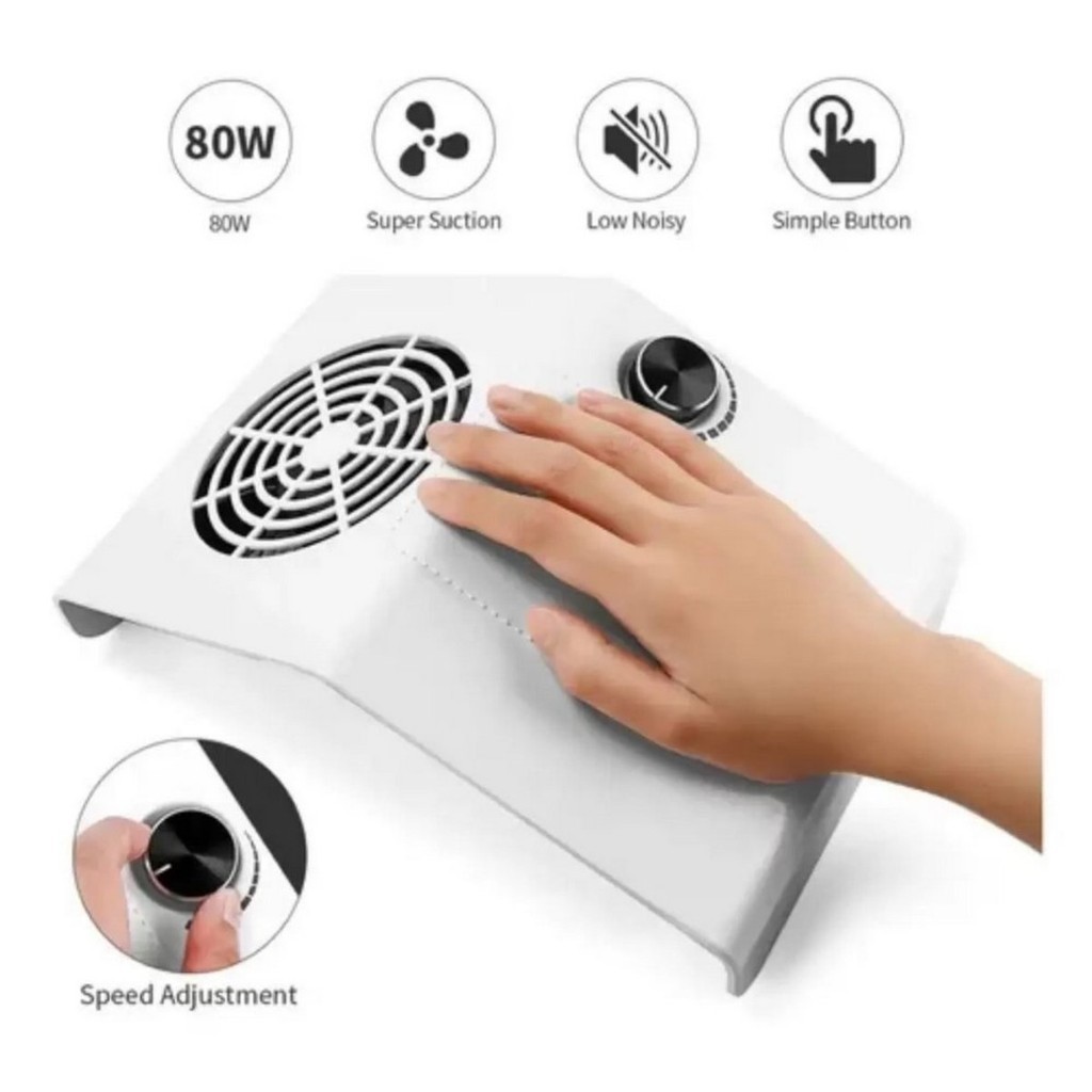 Coletor Aspirador Bivolt Smart Sugador De Po de Unhas 1 Cooler