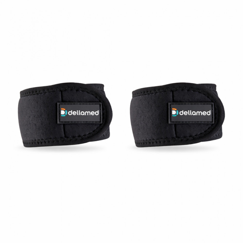 Par de Tennis Elbow Dellamed Ajustável com Neoprene