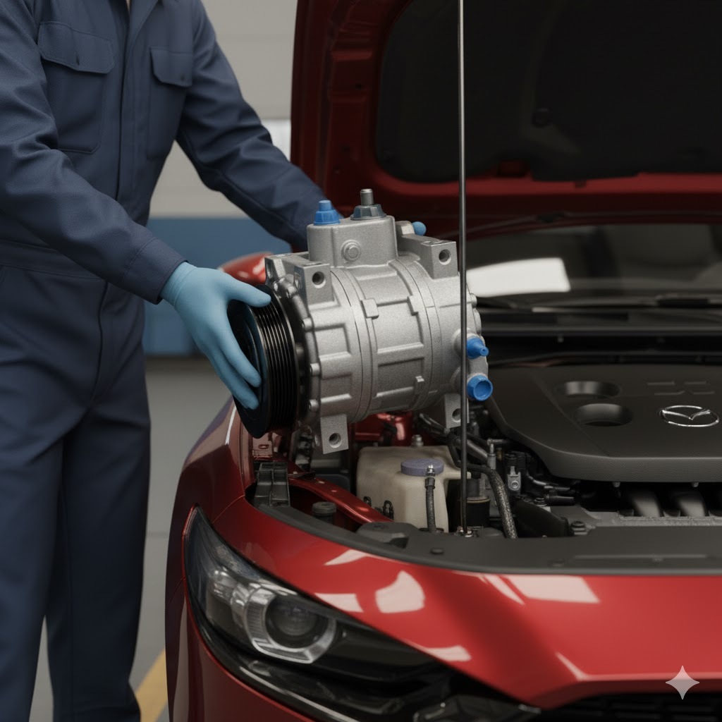 Compressor De Ar Condicionado  Mazda 3 / Cx5 Cod. F500jubba-04