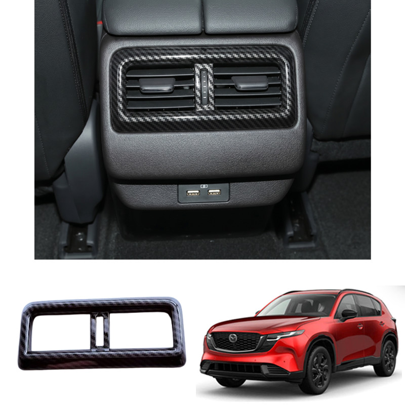 Quadro Traseiro Da Decoração Saída De Ventilação De Ar Para Mazda CX-5 CX5 2026 , Guarnição Especial Moldagem Interior D