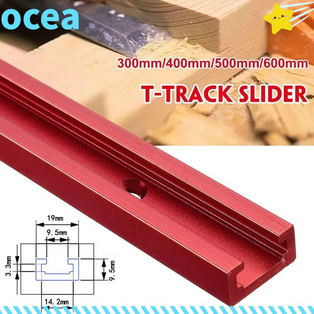 OCEA 1 Pcs T-Track , Trilho Guia Deslizante Slider Fixação Slot Slide , 19 Tipo 19x9.5mm