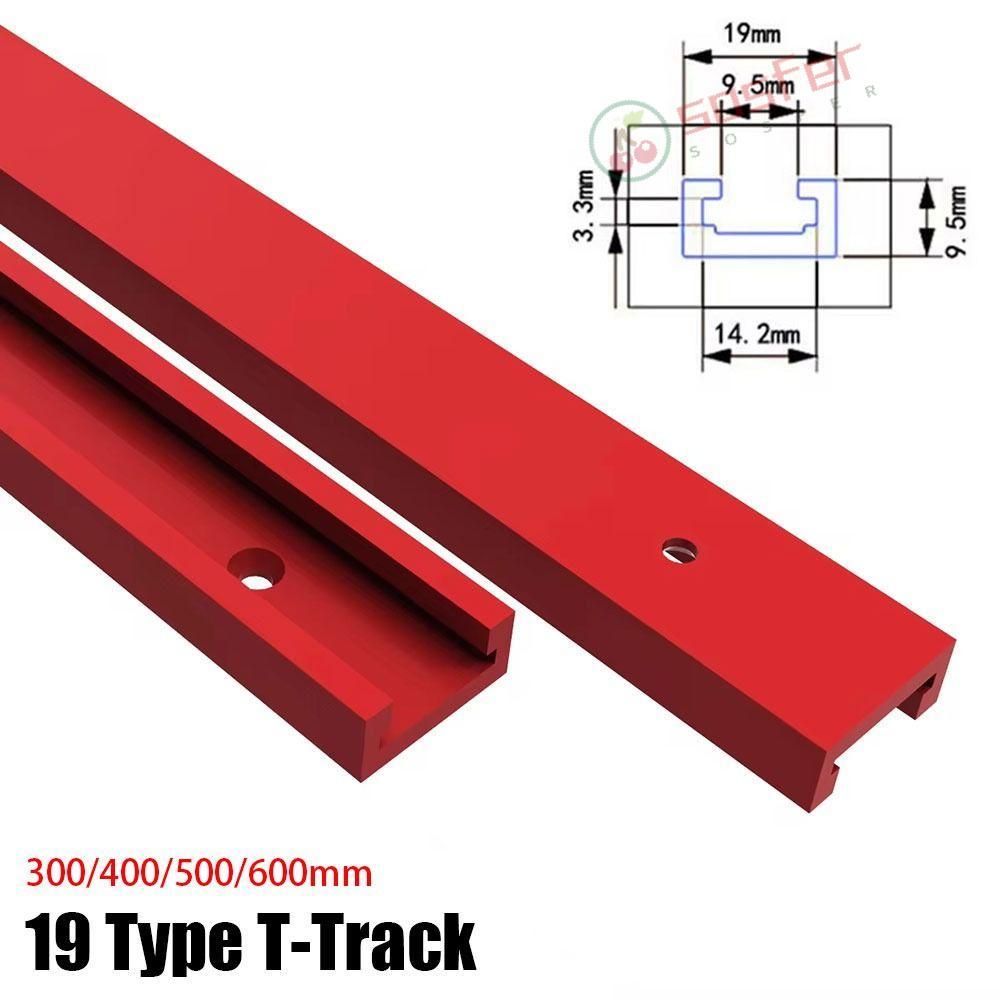 SOSFER 1 Unidade T-Track , Trilho Em De Liga De Alumínio De 300-600 Mm , Corrediça De Slot De Fixação Deslizante