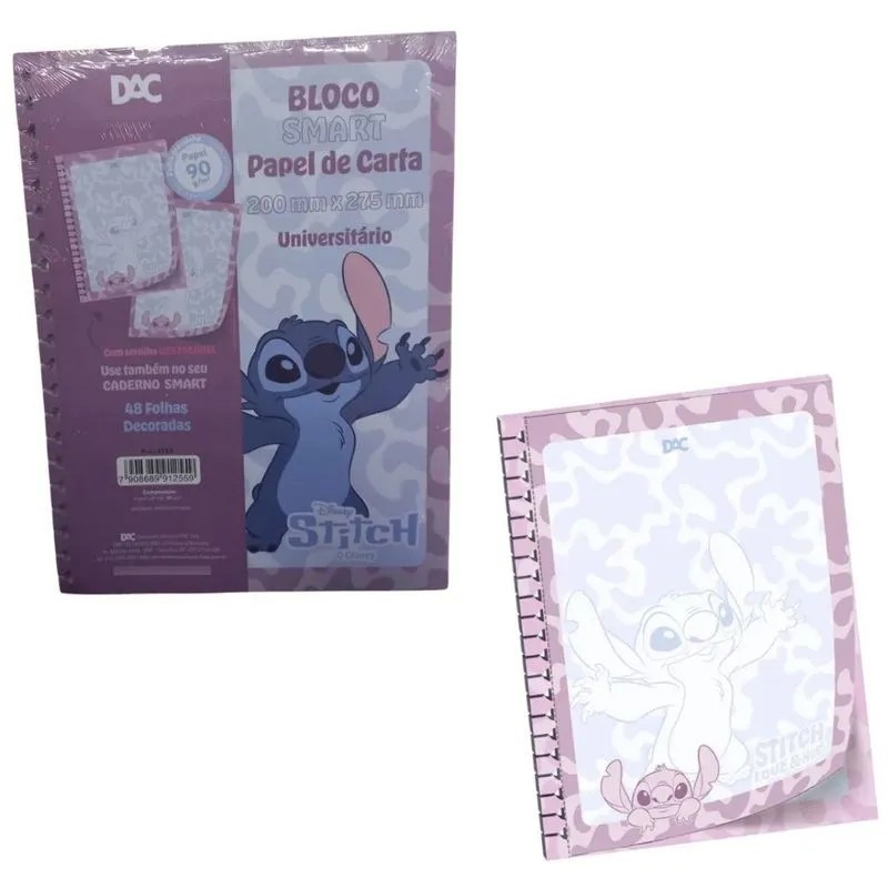 Bloco Smart Universt. Papel de Carta Stitch - DAC