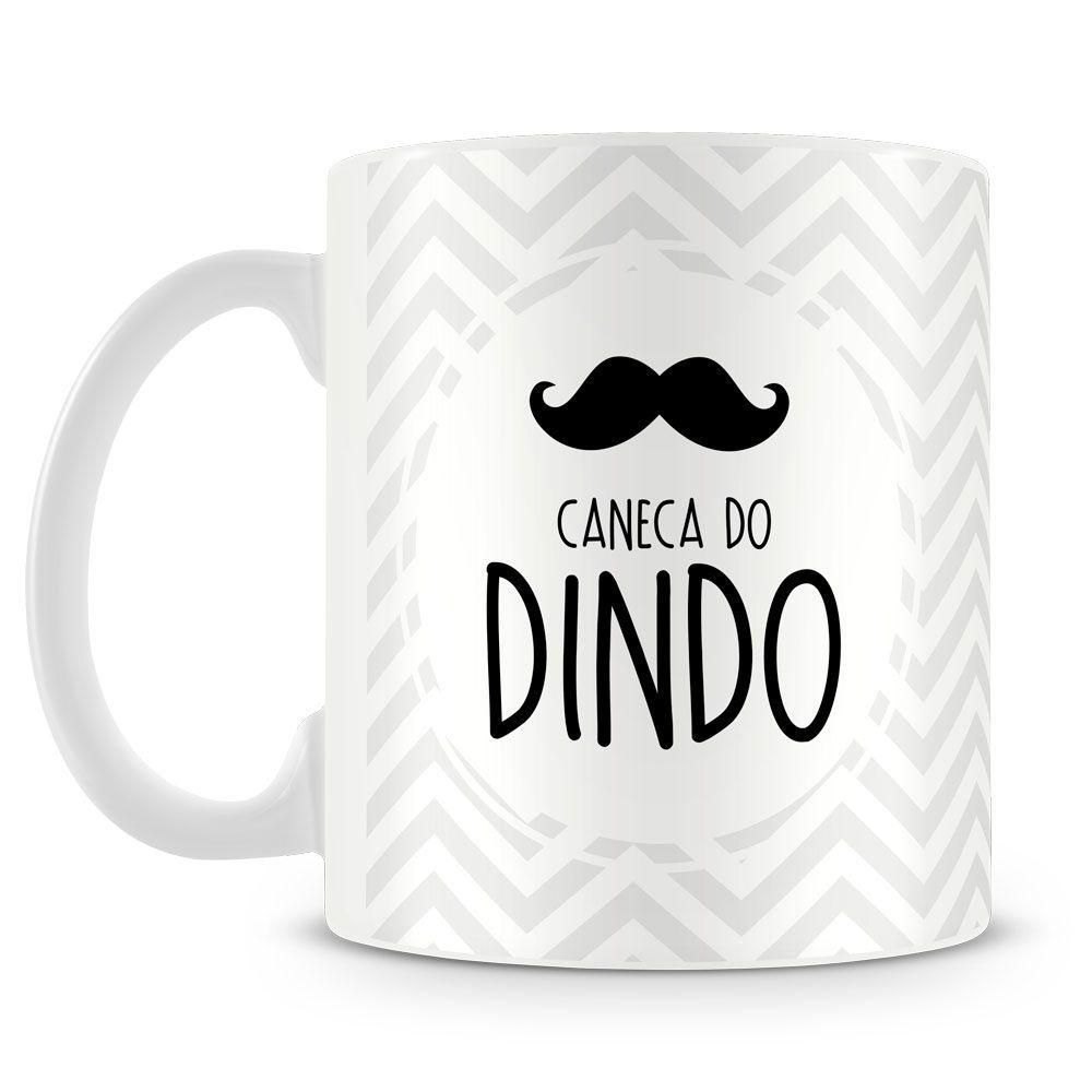 Caneca de porcelana branca Personalizada Do Dindo ( Para batizados, noivados e casamentos)