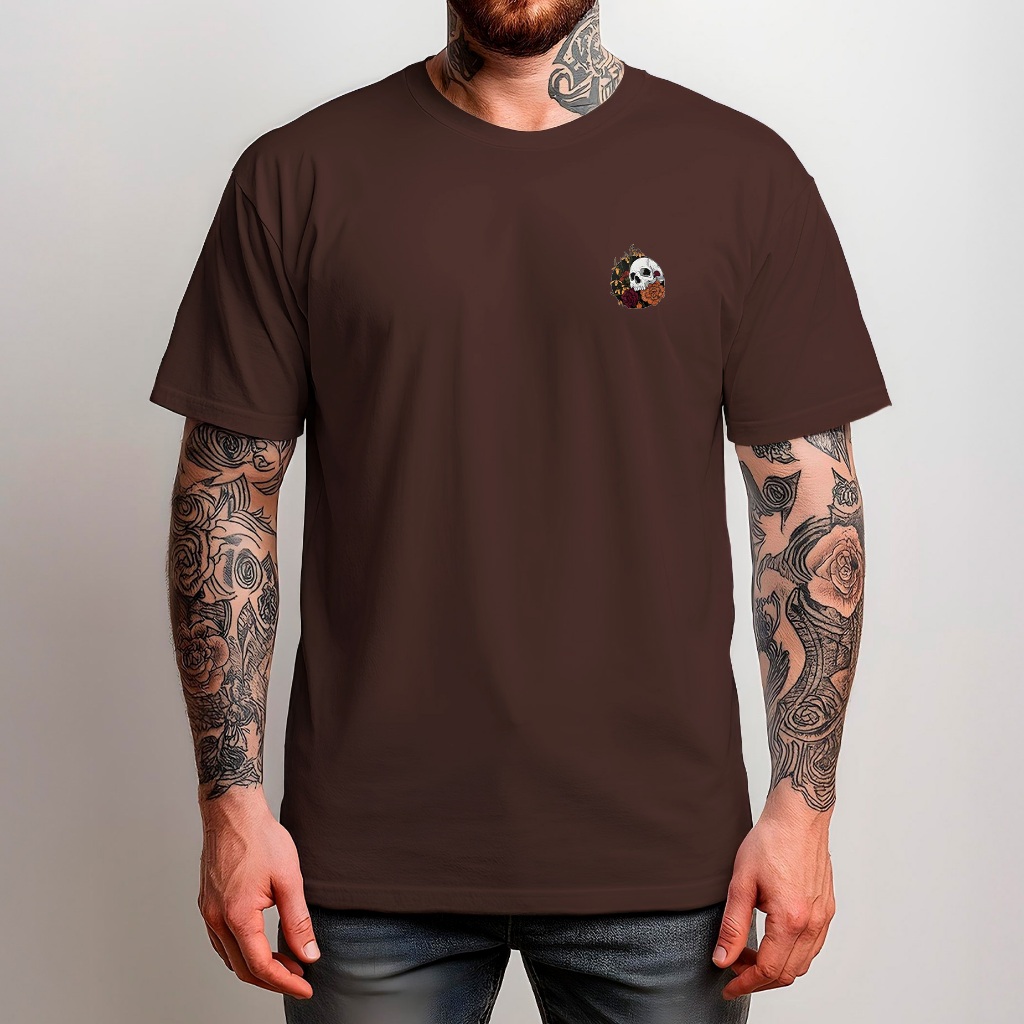 Camiseta Masculina T-Shirt Diverse Estilos Autumn Of Skull Camisa Street Wear Manfinity 100% Algodão