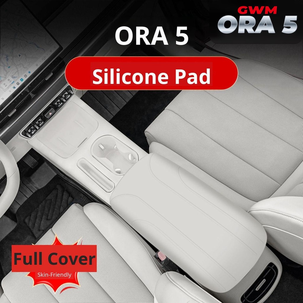 GWM ORA 5 Silicone Armrest Box Cover Center Console Protection Pad Interior Accessories