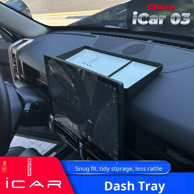 iCaur 03 Dashboard Organizer Center Console Storage Box Interior Accessories