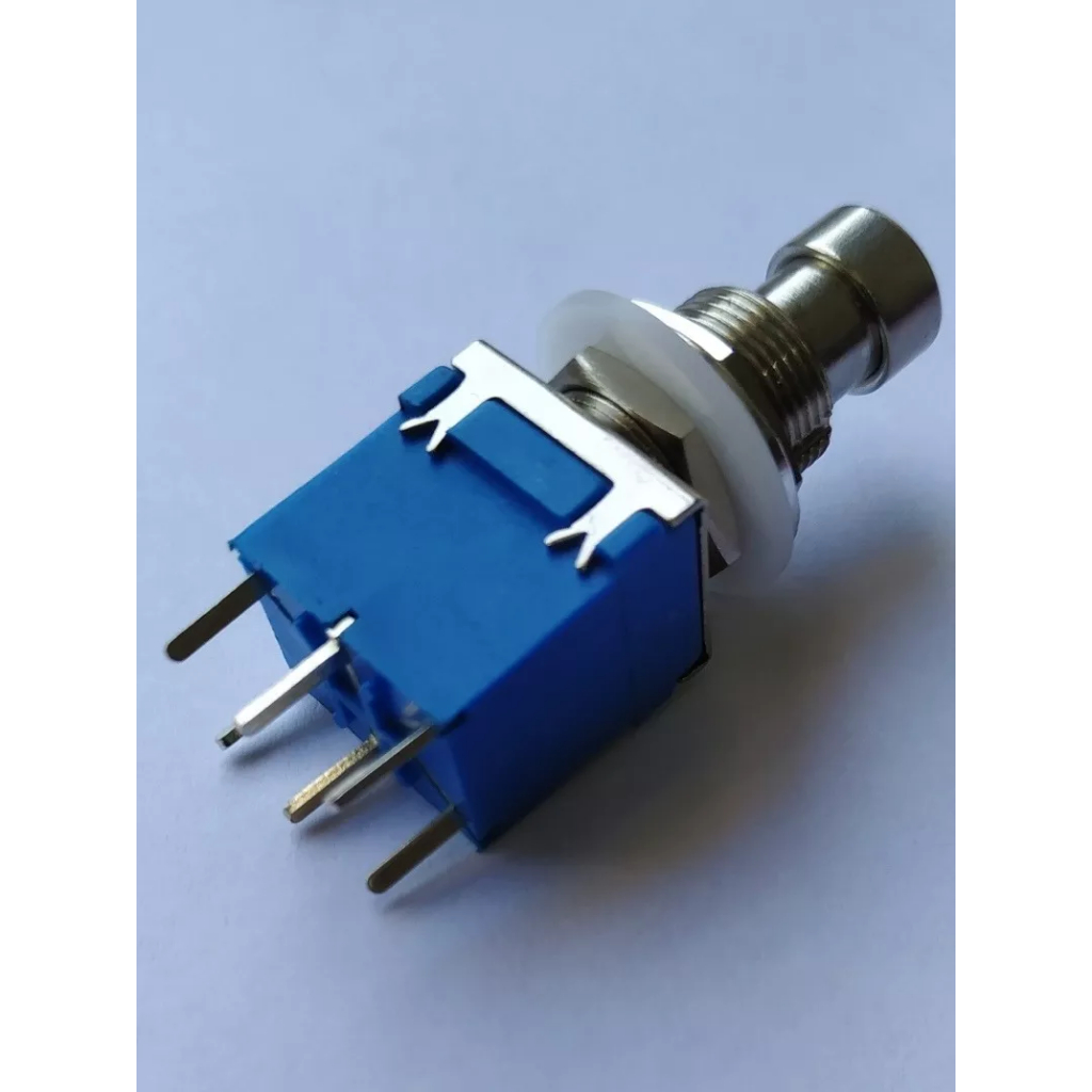 Chave Foot Switch Dpdt Momentânea Para Placa Pcb 6 Terminais