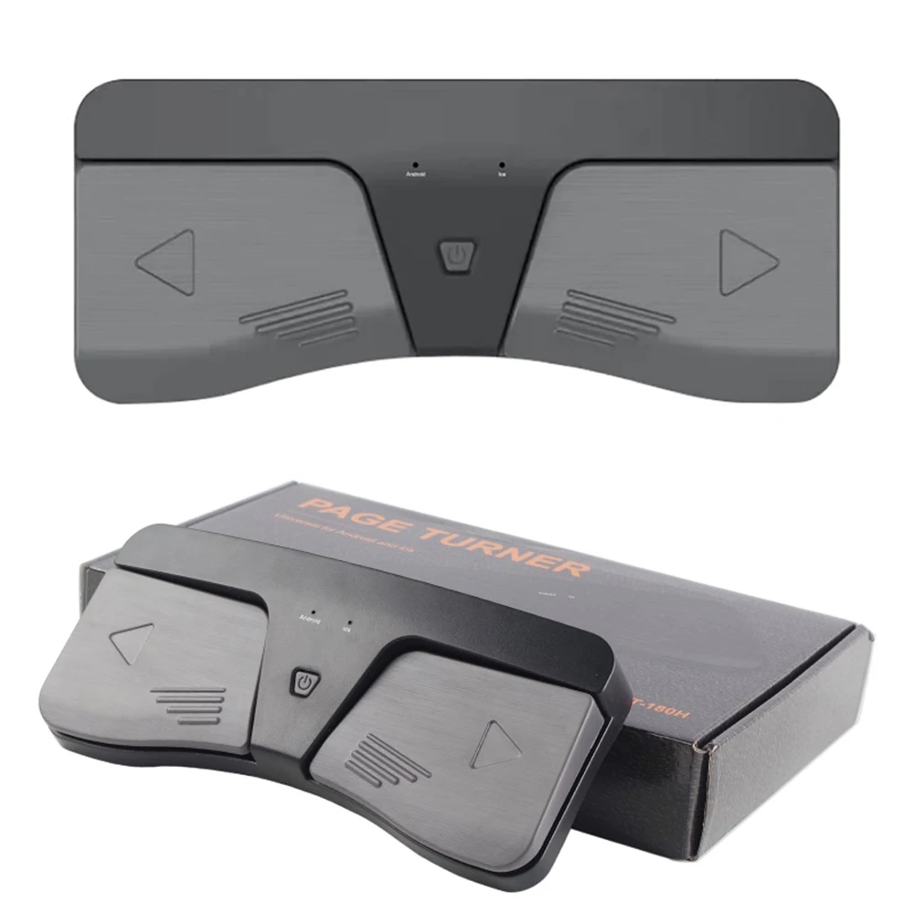 Acessório De Piano Sem Fio Página Turner Pedal Bluetooth Guitarra Violino De Giro Ios Iphone Android