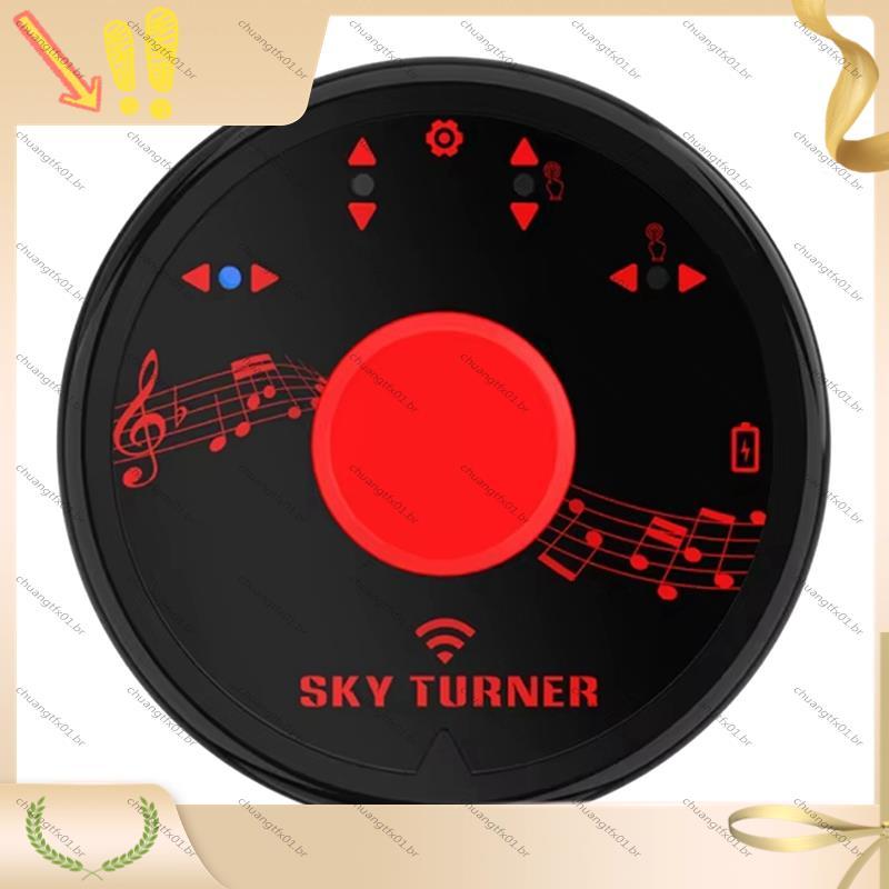 [Promover C] Pedal De Virador De Página Sem Fio Portátil Música Turner Controle Recarregável Para Tablets Telefones Mult