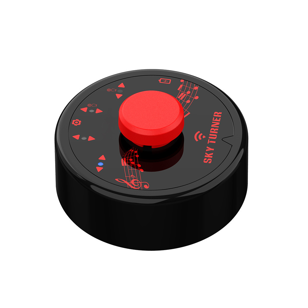 ttopbr Pedal Turner De Página Sem Fio Portátil Mini Música Para Tablets Smartphones Dispositivos De Controle Remoto Mult