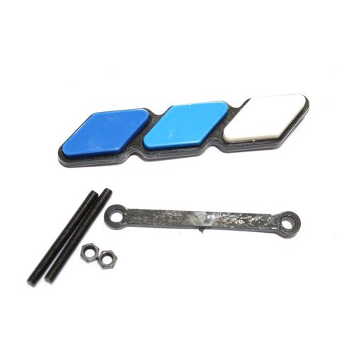 Emblema Grade Toyota Trd Hilux Sw4 Ford F150 S10 Brazer Bmw Azul