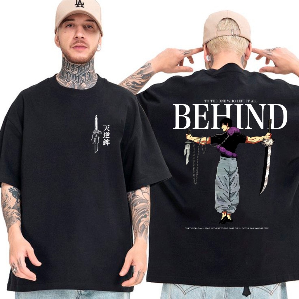 Camiseta Toji Fushiguro Behind Jujutsu Kaisen Anime Adulto Infantil
