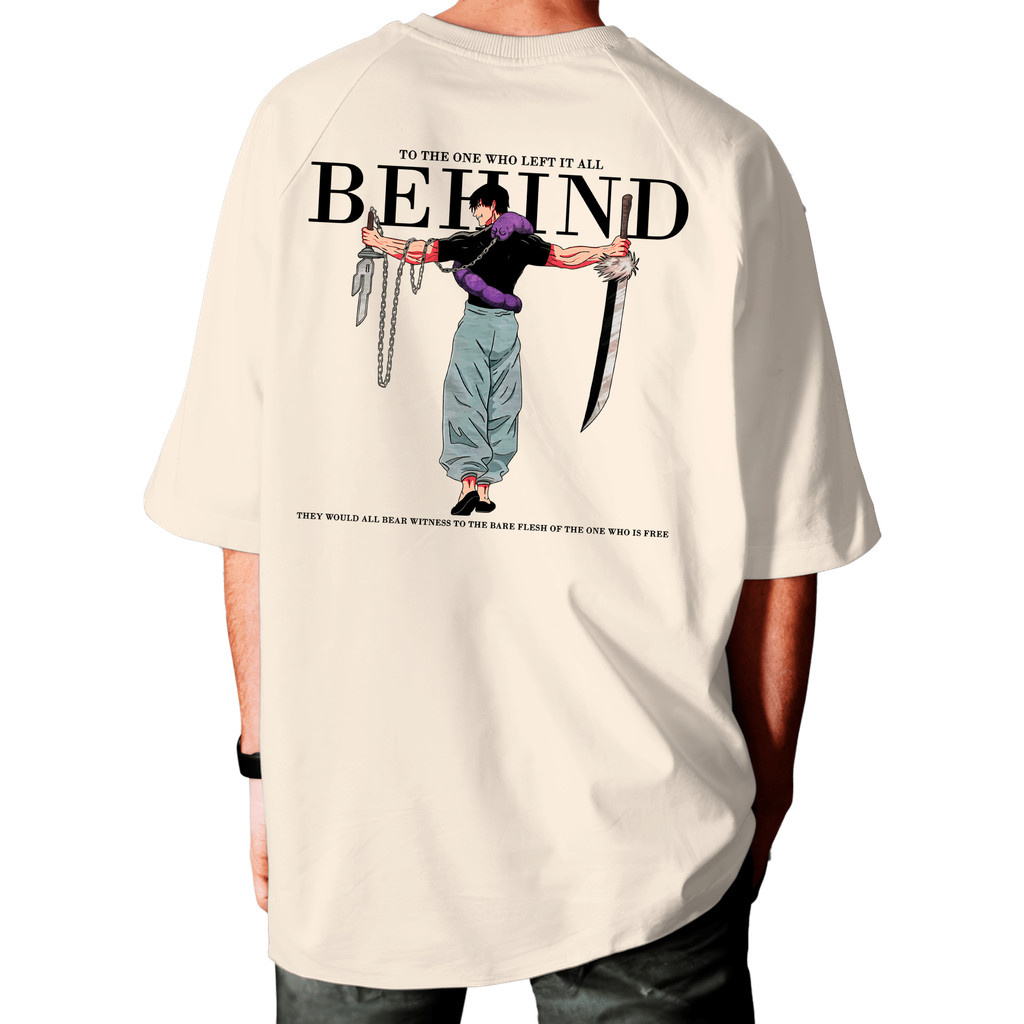 Camiseta OVERSIZED Toji Fushiguro Inverted Spear Of Heaven Behind Unissex