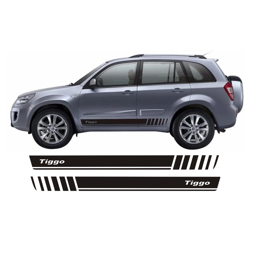 Adesivo Lateral Para Chery Tiggo G1 Faixa TG1 Fita Colante Tuning