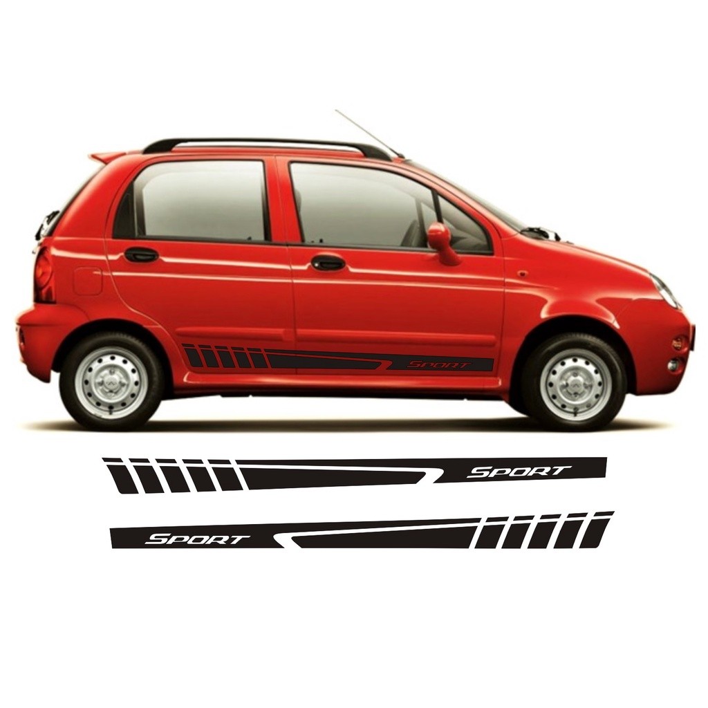 Adesivo Lateral Chery Qq Cq1 Faixa Colante Fita Tuning