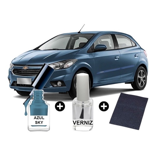 Tinta Tira Risco Automotiva Ônix Azul Sky