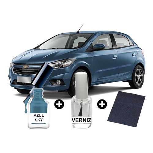 Tinta Tira Risco Automotiva Azul Ônix Sky