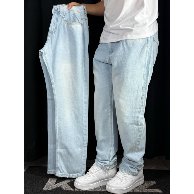 Calça Jeans Reta Sky Blue