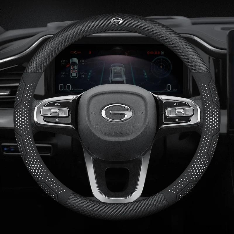 Capa De Volante De Camurça De Carro Para Trumpchi GA3 GA4 GA6 GA8 GS3 GS4 GS5 GS7 GS8 ES9 E8 E9 PHEV M6 M8 Acessórios In