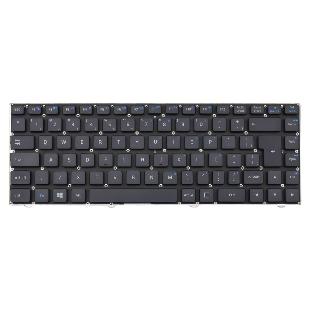 Teclado para Notebook Positivo Unique N4100 Sem Moldura