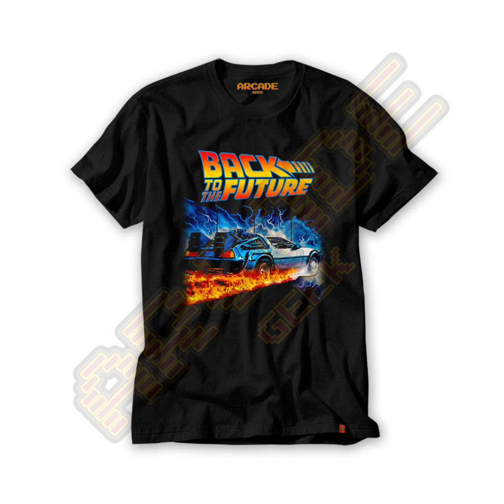Camiseta back to the future De volta para o Futuro De lorean hill valley_1