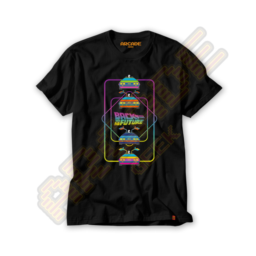 Camiseta Back to the Future Delorean anos 80
