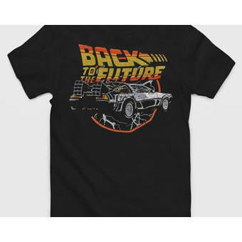 Camiseta Unissex Oversized Plus Size Feminina Masculina Estampa DeLorean 