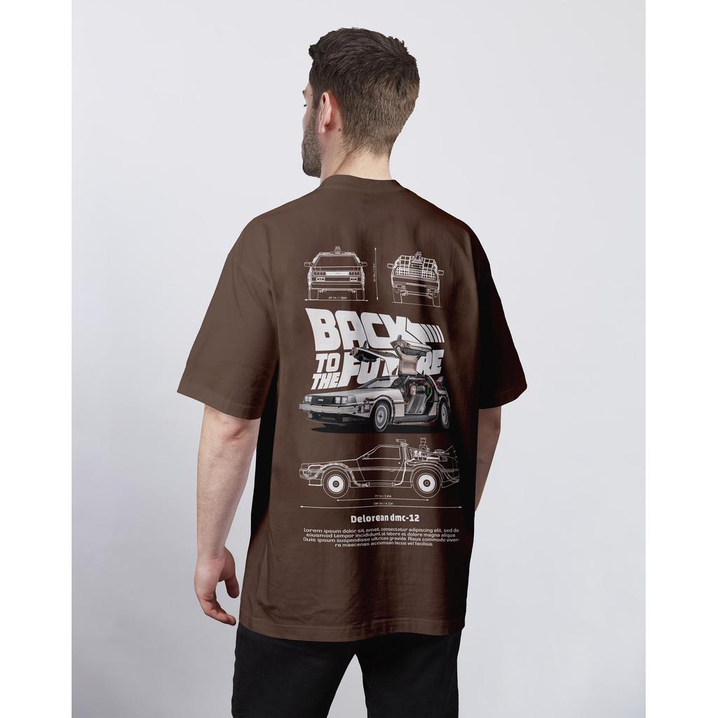 Camiseta Oversized Back to the future Estilo Streetwear & Conforto Absoluto Algodao 30.1