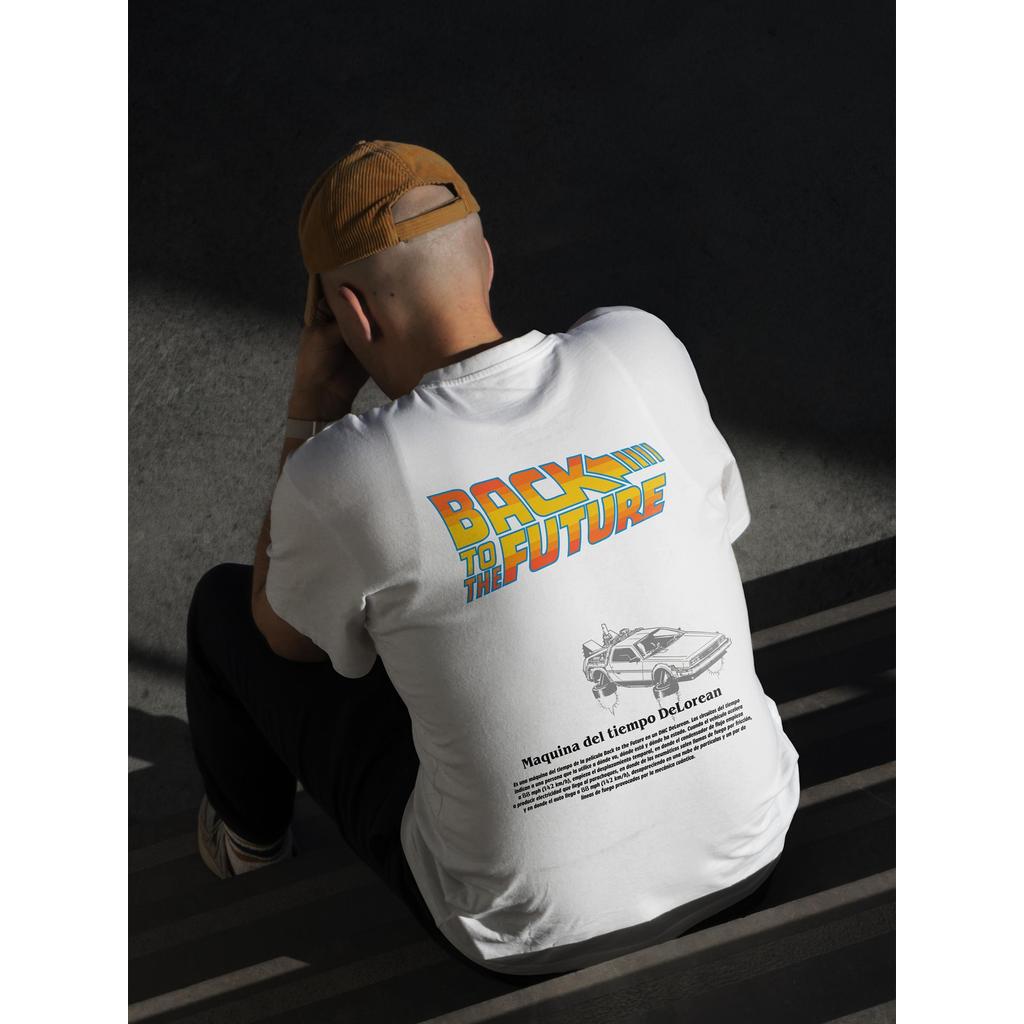 Camiseta Plus Size Estampa Vintage De Volta Ao Futuro Back To Future