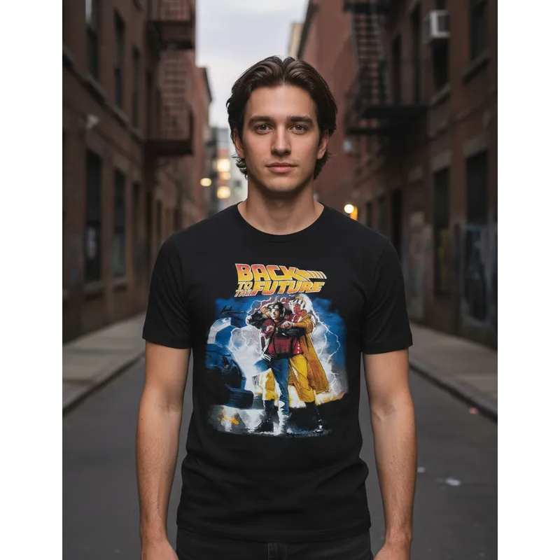 Camiseta De Volta do Futuro Back do the Future Blusa Filme Adulto e Plus Size HCD520