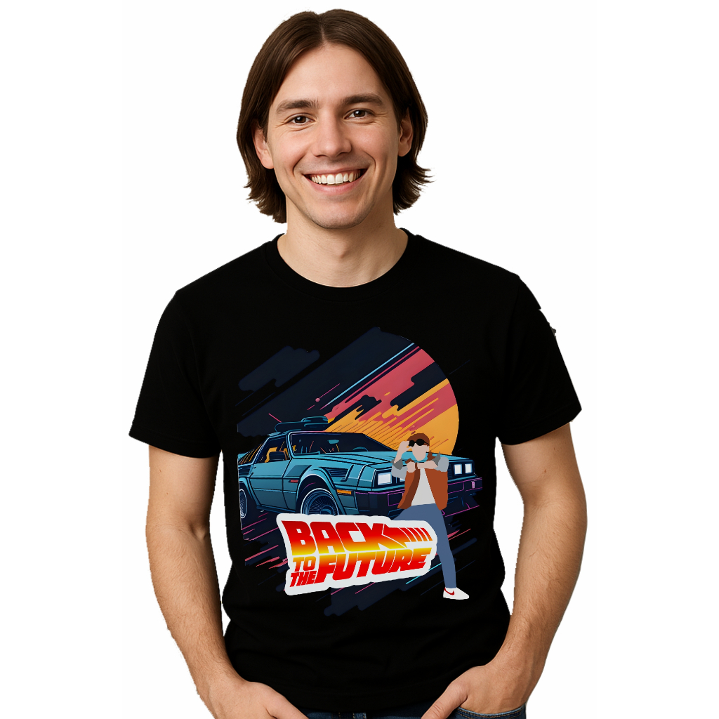 Camiseta De Volta Para O Futuro -  Back To The Future - Estampa Modelo 1