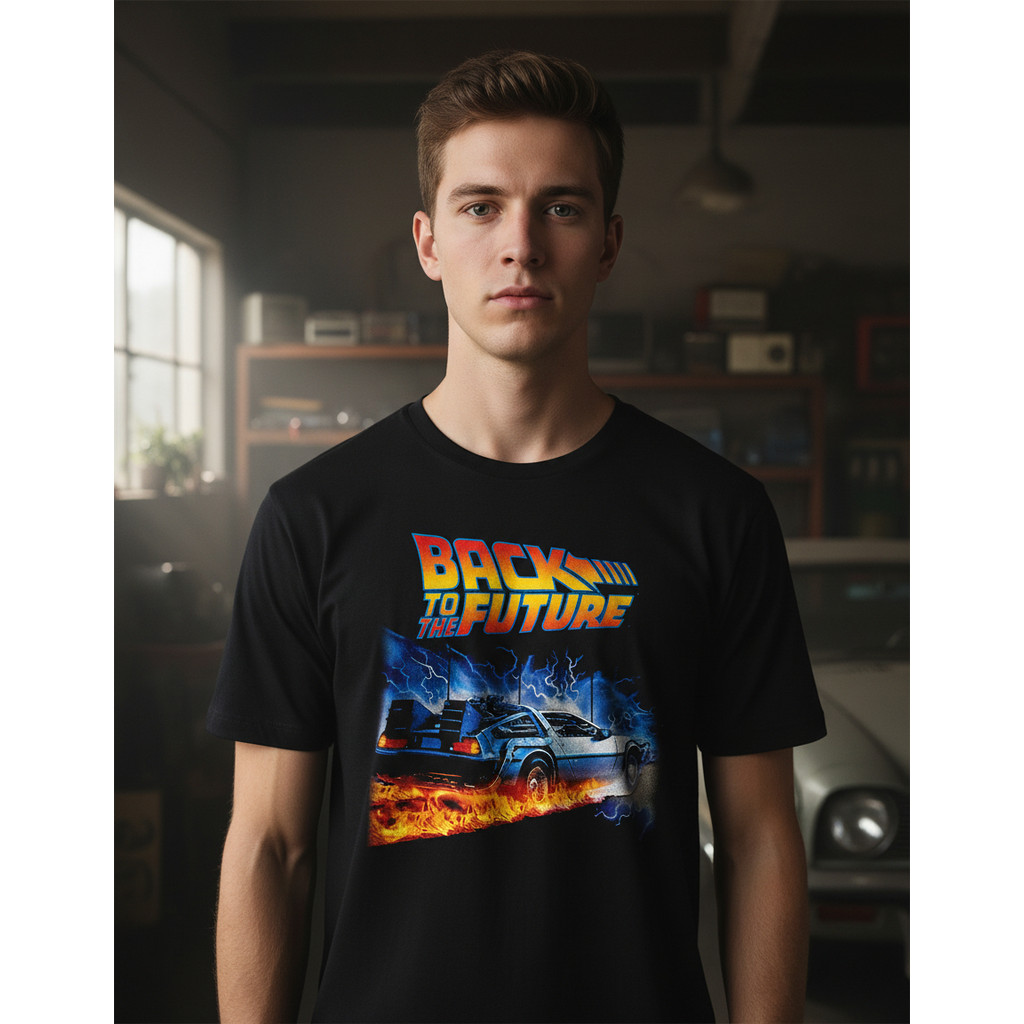 Camiseta Back To The Future De Volta Para O Futuro De Lorean