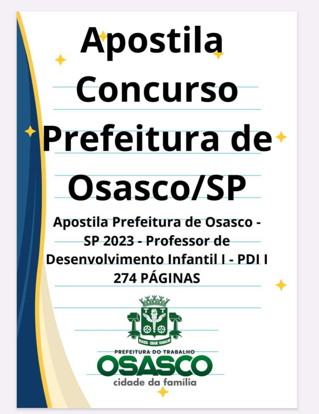 Apostila prefeitura de Osasco