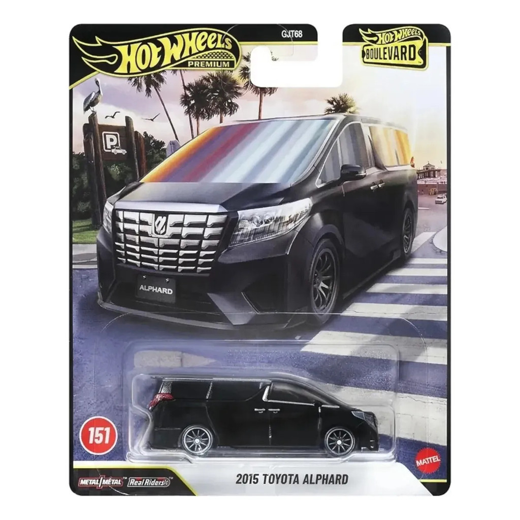 Hot Wheels Premium Boulevard 2015 Toyota Alphard 1:64