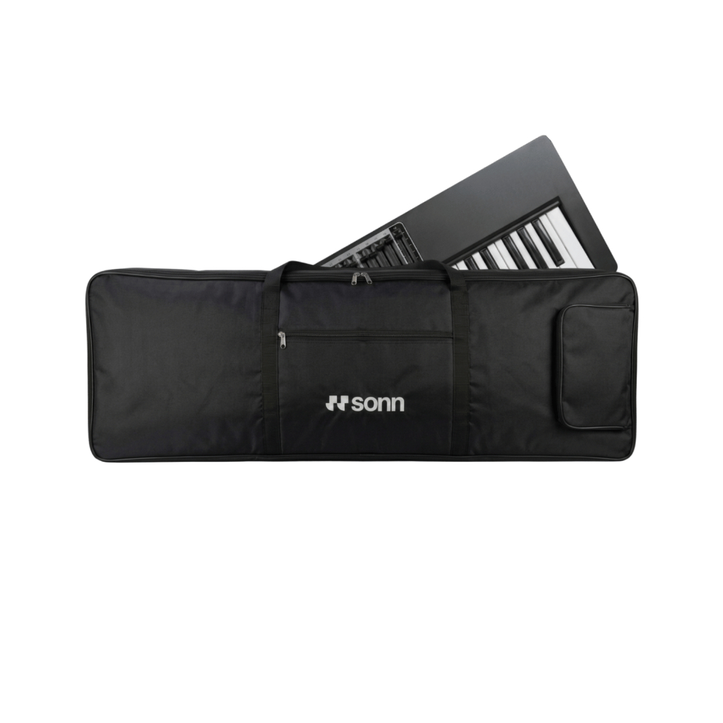 Capa para Teclado 61 Teclas Sonn Sn-30 capa Teclado 5/8 Alças E Bolsos tecido oxford 600 preto bolsa case teclado