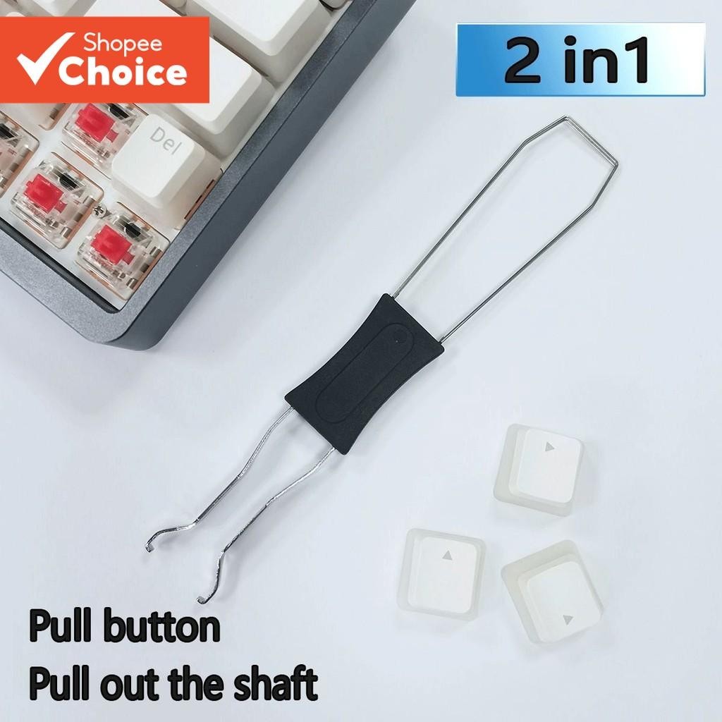 Ferramenta De Desmontagem De Teclas , Cabeça Dupla 2 Em 1 , Levantador De Aço Inoxidável , Extrator Teclado Mecânico