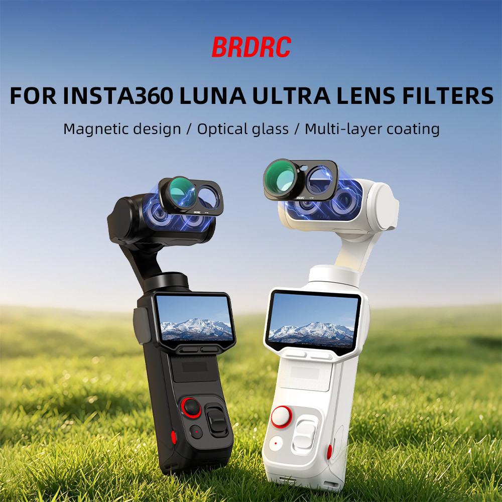 Compatível com a lente ultra grande angular Insta360 Luna 115. °   Acessórios de filtro externo para lentes de grande an