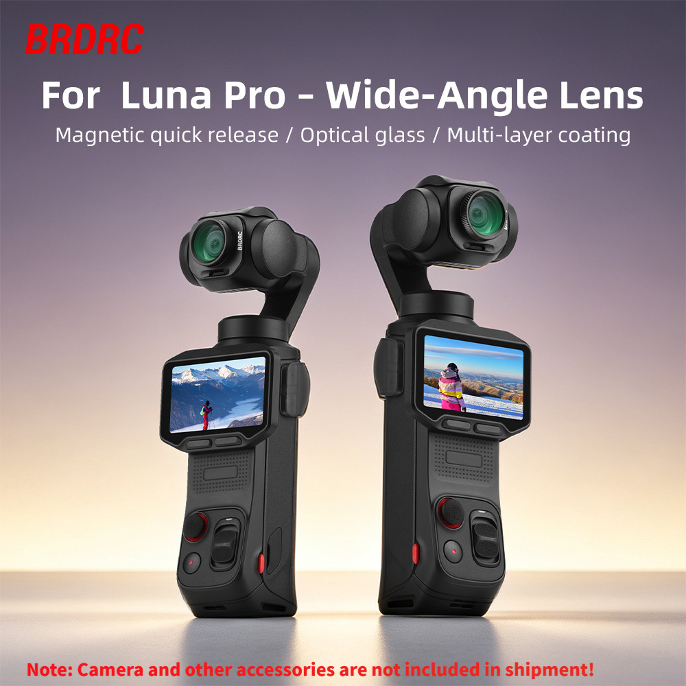 Este acessório, um filtro externo, é adequado para a lente de grande angular da Insta360 Luna Pro e amplia o campo de vi