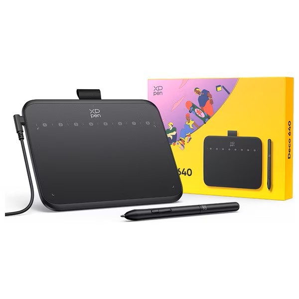 Mesa Digitalizadora XP-Pen Deco 640 com caneta 16 mil níveis de pressão IT640