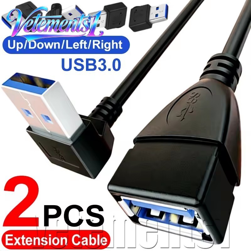 [Frete Grátis] 1-2 Unidades De Cabos De Extensão USB 3.0 Macho Para Fêmea-Cabo De Transferência De Dados De Suporte-Port