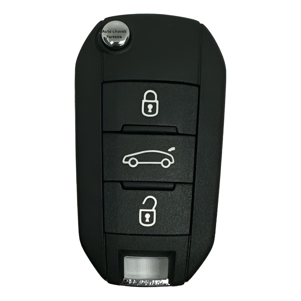 Chave Canivete Peugeot 208 2020 2021 2022 2023 Chip Id4a COMPLETA