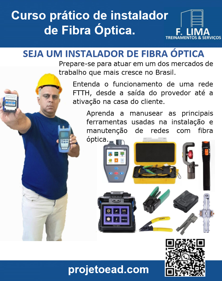 Instalador de fibra óptica FTTH