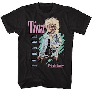 Camiseta Masculina Estampa Tina Turner Moderna Atemporal Estilosa Com Imagem de Tina Turner no Visual Casual Retrô