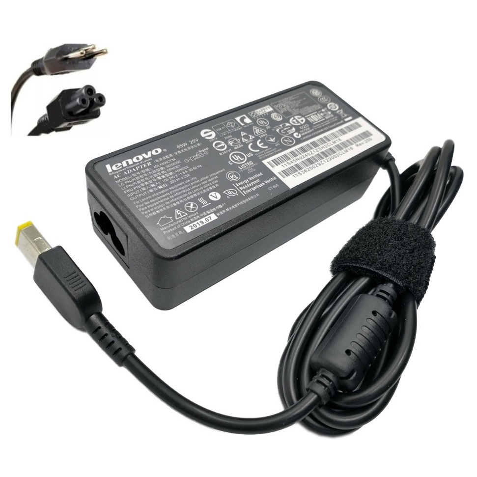 Fonte Notebook Lenovo 20v 3.25a Ideapad Plug Retangular Nova