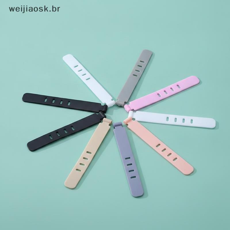 wei Ties Clips 20Pcs Suporte De Gerenciamento De Cabos De Silicone Flexível Para Carregador De Laptop Fio Armazenamento