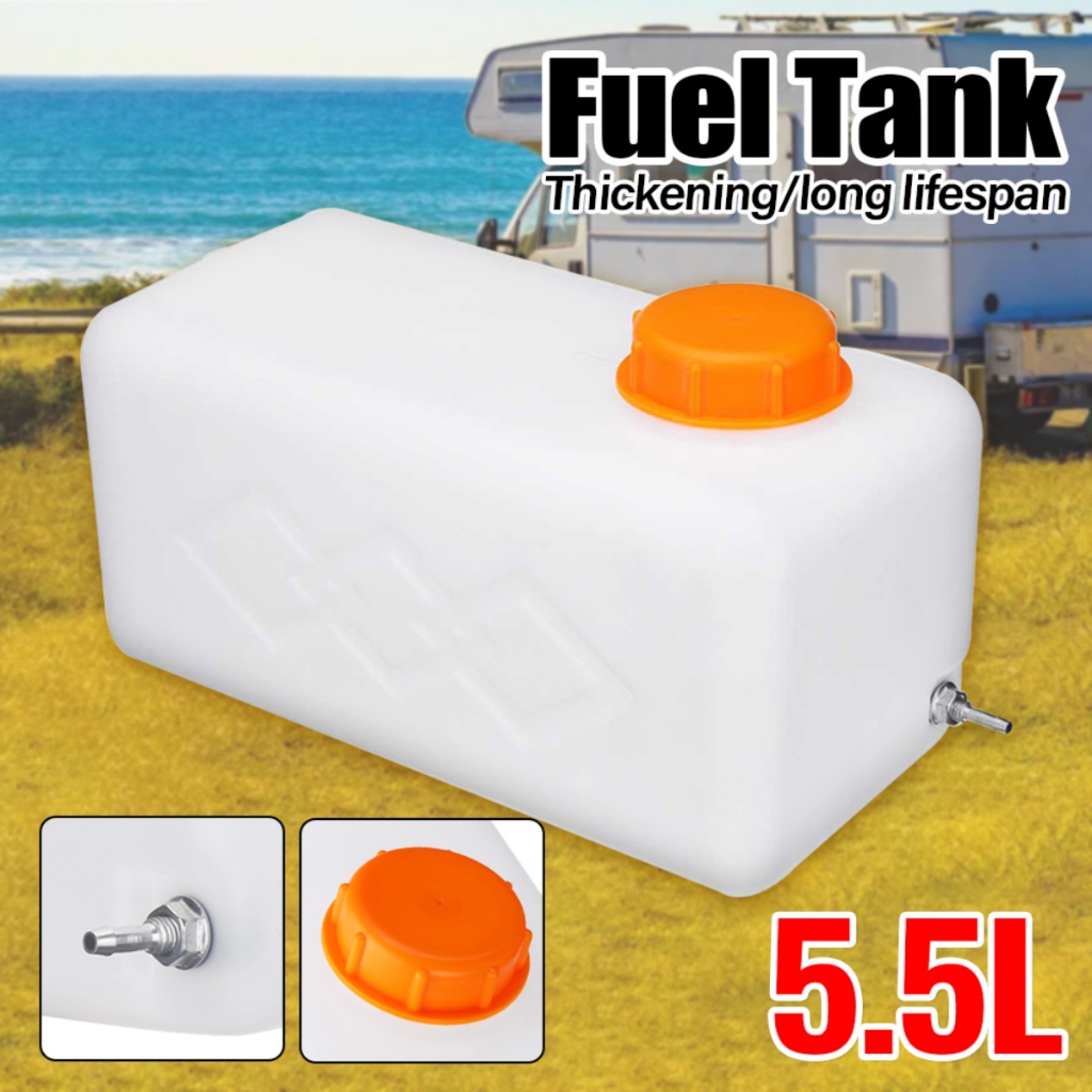 5.5L Plástico Tanque De Combustível Óleo Pode Gasolina Diesel Storge Vasilha Ventilador Água Barco Carro Caminhão Estaci